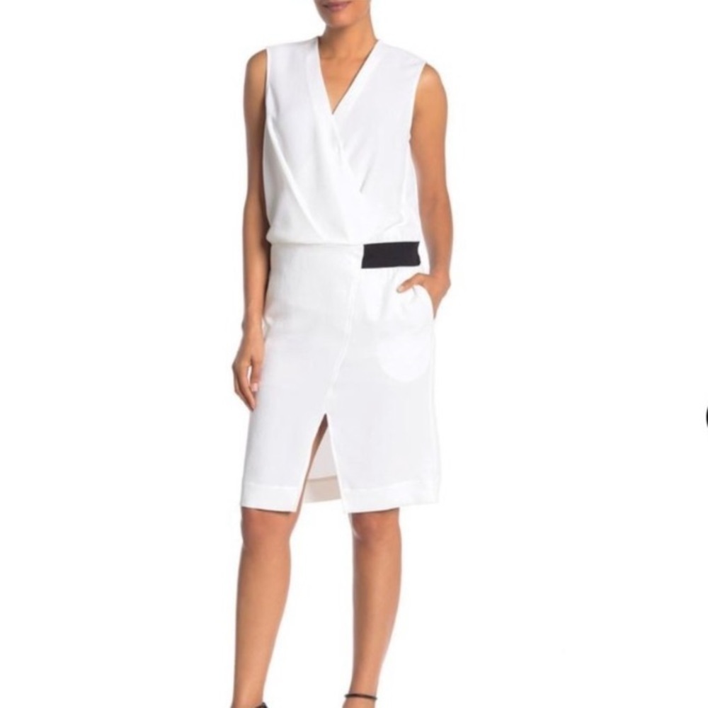 Brochu Walker Claren Faux Wrap Dress size small